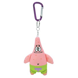 【最大1000円OFFクーポン！】スポンジボブ マスコット カラビナマスコット パトリック ナカジマ プレゼント かわいい ミニぬいぐるみ キャラクター グッズ メール便可