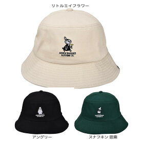 【最大1000円OFFクーポン！】ムーミン 帽子 バケットハット リトルミイ フラワー / アングリー / スナフキン 思索 北欧 ノルディックバディズジャパン