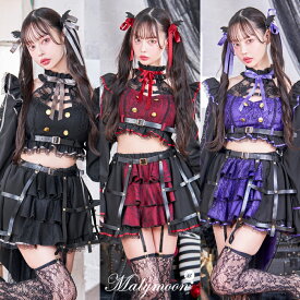 [正規品](即納)ハロウィン ヴァンパイア 吸血鬼 ブラック レース デビル サキュバス シースルー 小悪魔 セットアップ 中村里砂 レザー ゴシック コウモリ 仮装 コスプレ 女性 レディース 一式 マリームーン malymoon【9958】