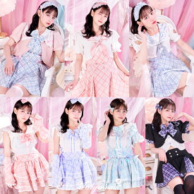 (即納)アイドルチェック制服コスチューム【\7,678(税込)】【10077】【10078-2】【10078】【10076】【10073】【10073-2】【10075】