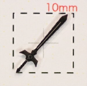 剣 デザイン【ロックネイルシール】/1シート10枚入