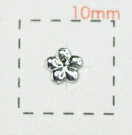 小粒フラワーアクリルストーン4mmクリア/0.5g《ネイルアート用品》