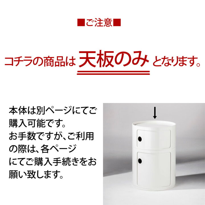 楽天市場】正規代理店 Kartell カルテル 収納家具 Componibili Round 