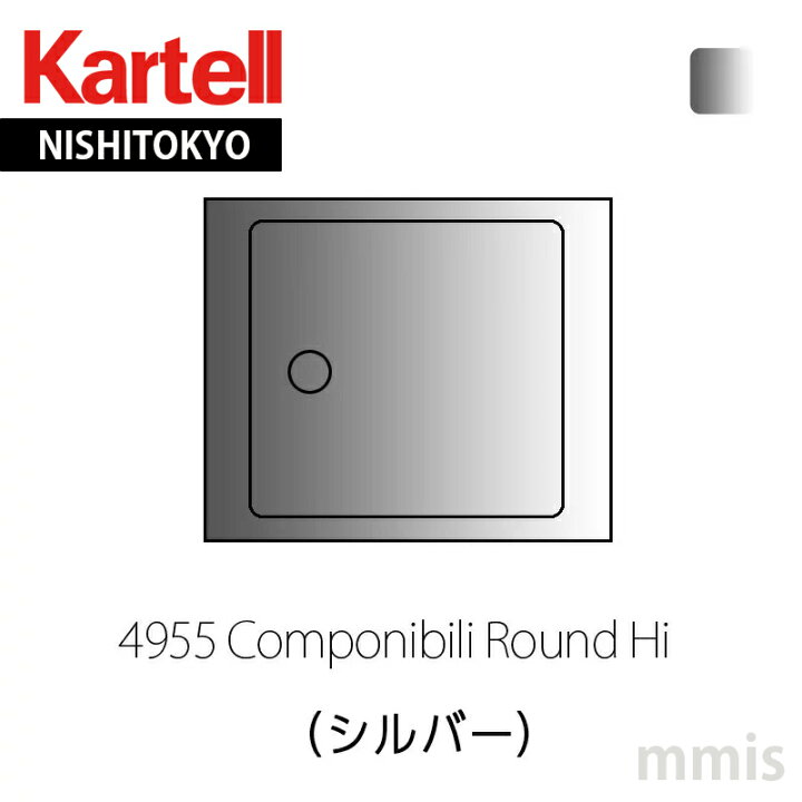 楽天市場】正規代理店 Kartell カルテル 収納家具 Componibili Round 