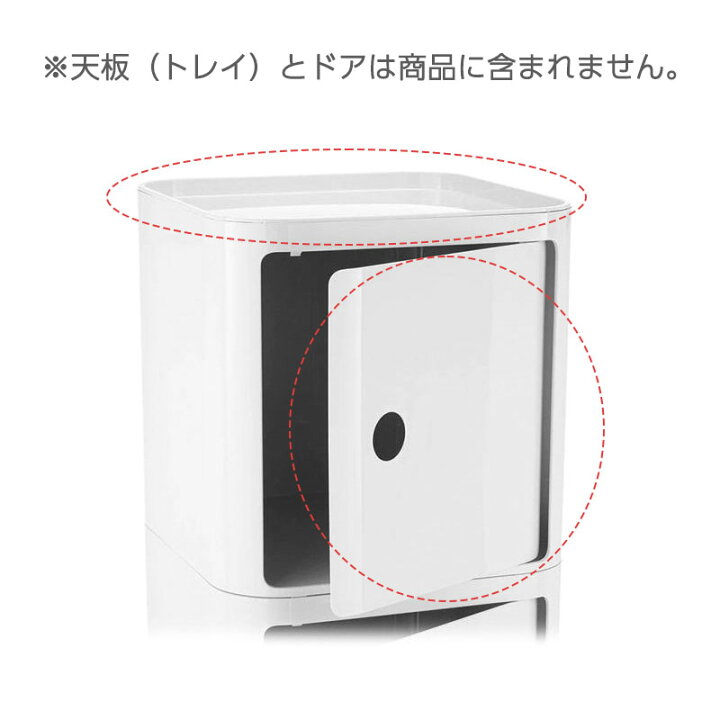楽天市場】正規代理店 Kartell カルテル 収納家具 Componibili Square 