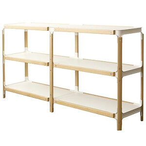 �V�F���t STEELWOOD SHELVING SYSTEM �X�`�[���E�b�h�e�[�u�� �V�F���r���O�V�X�e�� �j�i×�j�� LB1112/1113 �󒍐��Y�immis �V���� �C���e���A