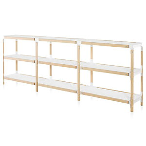 �V�F���t STEELWOOD SHELVING SYSTEM �X�`�[���E�b�h �V�F���r���O�V�X�e�� W2695xD400xH930 �j�i×�O�� LB1114/1115 �󒍐��Y�immis �V���� �C���e���A