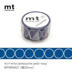 }XLOe[v mtmt×mina@tambourine petitEnavyMTMINA21 25mm×10m 1rollmina perhonenmmis V CeA