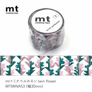 }XLOe[v mtmt×mina@twin flowerMTMINA53 30mm×7m 1rollmina perhonenmmis V CeA
