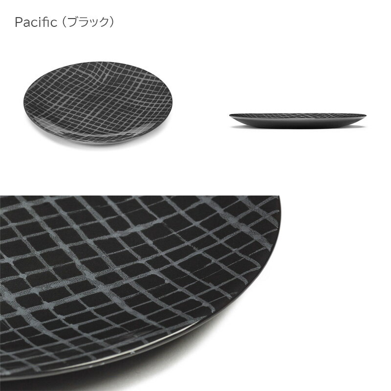 SERAXプレートXSPlateXsZumaH1.2cmW18xD18xH1.2cmSaltPacificホワイトブラックLIVINGTALKmmis新生活インテリア