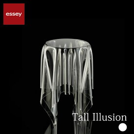 【essey エッセイ】Tall Illusion トールイリュージョンクリア ESY040024サイドテーブル ソファサイド ベッドサイド浮いてるテーブル 個性的なインテリア 手作業で成形mmis 新生活 インテリア