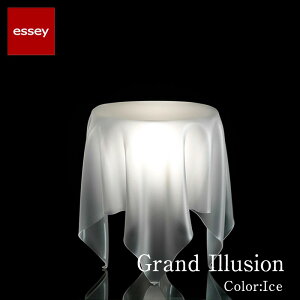 【essey エッセイ】Grand Illusion グランドイリュージョンアイス ESY040013サイドテーブル ソファサイド ベッドサイド浮いてるテーブル 個性的なインテリア 手作業で成形mmis 新生活 インテリア