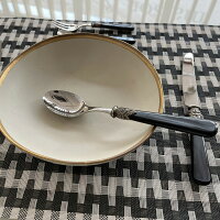EMENapoleonカトラリーナポレオンブラックディナーフォーク/スプーン/ナイフ食洗器対応mmis新生活インテリア