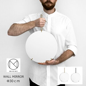 MOEBE ���[�xWALL MIRROR �E�H�[�� �~���[ �Ǌ|���p ��30cmmmis �V���� �C���e���A