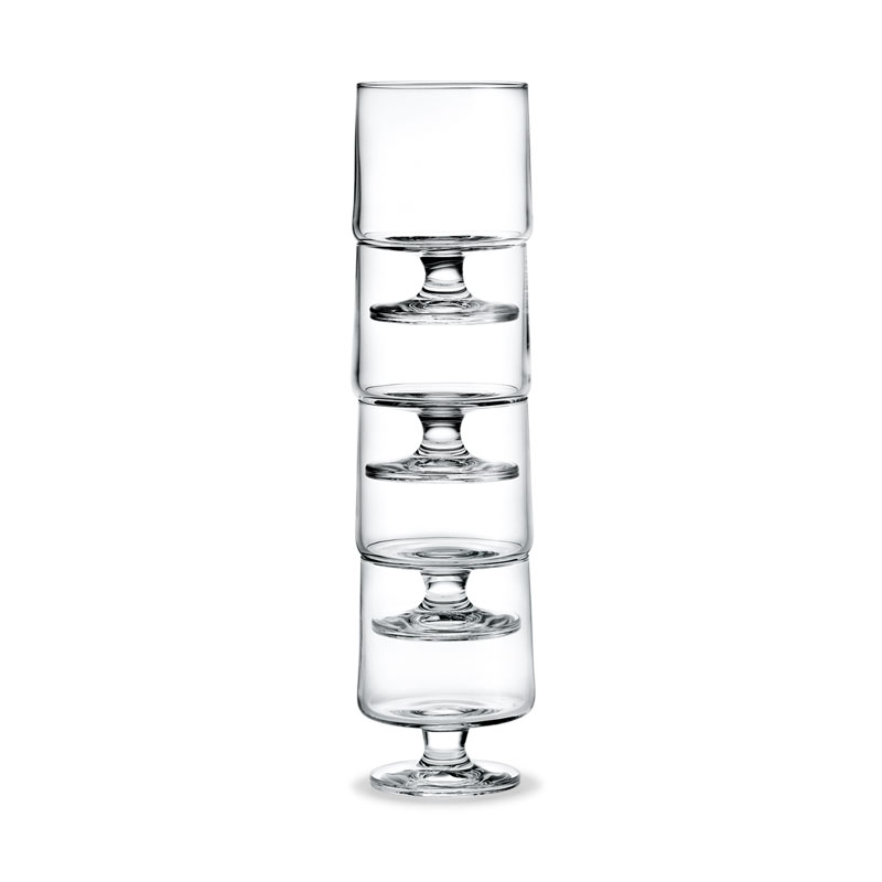 HOLMEGAARD ホルムガードSTUB GLASS 210ml 4個セット／スタブ グラスコップ タンブラー 足つきグラス  4340490吹きガラス　グラス北欧　食洗機対応mmisオススメ | mmis エムエムインテリアスペース