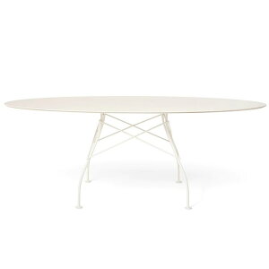 K㗝X Kartell Je Glossy Outdoor Oval192 ObV[AEghAI[oK[fe[u K5573 Jݒutmmis V CeA