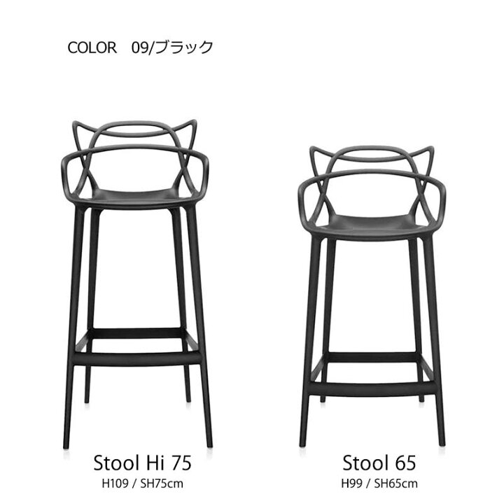 楽天市場】正規代理店 Kartell カルテル スツール Masters stool 