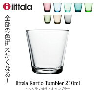 【もう1個PRESENTキャンペーン】8月8日(土)～16日(日)までイッタラ iittalaカルティオ タンブラー210ml　…