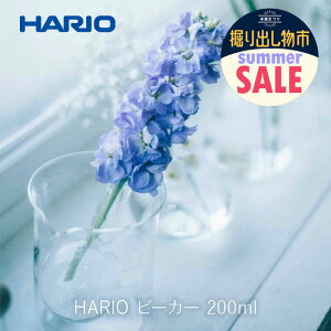 HARIO �n���I �r�[�J�[ 200ml B-200 SCI �n���I�T�C�G���X