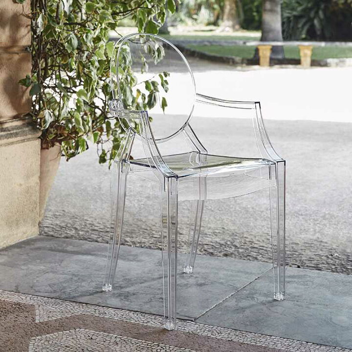 楽天市場】正規代理店 Kartell カルテル アームチェア Louis Ghost 
