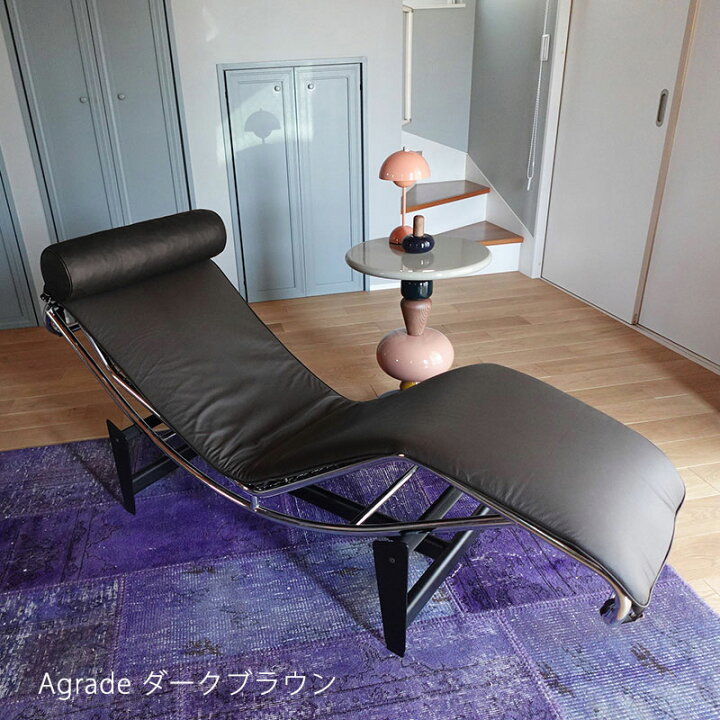 楽天市場】ル・コルビジェ 国内在庫 LC4 本革 Aグレード革 シェーズ 