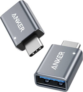 Anker USB-C & USB 3.0 �ϊ��A�_�v�^ 2�Z�b�g Type C USB-A �ő�5Gbps MacBook Pro/MacBook Air/iPad Pro ���̑� USB-C �[���p ���R���p�N�g �����]��