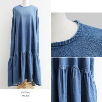 【2020SS】HealthyDENIMヘルシーデニムWattleワトルデニムロングワンピースHL15624-md【RCP】
