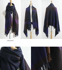 【2019AW】SOILソイルボイルラージチェックストールNSL19501【RCP】
