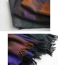 【2019AW】SOILソイルボイルラージチェックストールNSL19501【RCP】