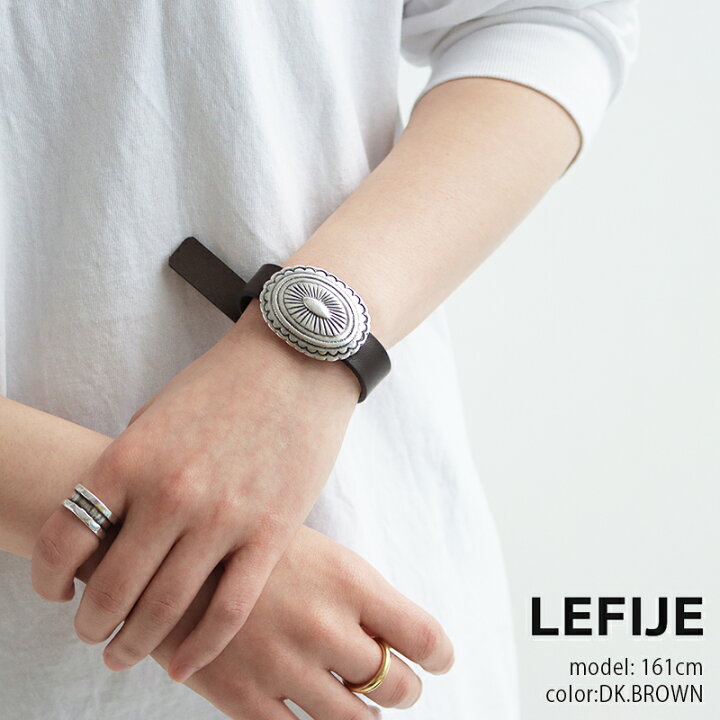 楽天市場】LEFIJE レフィエ レザーベルトバングル M4552B COW【RCP 