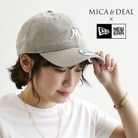 MICA&DEAL × NEW ERA マイカアンドディール　ニューエラ 【MICA×NEW ERA】 コラボレーション MロゴCAP 012411006201【RCP】2024SS キャップ 帽子