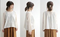 【20%★OFF】【2018SS】LeMelangeルメランジュコットンボイルレースブラウス6823212【RCP】