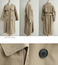 【2019SS】【送料無料】LeMelange×MMN【カラー別注アイテム】ルメランジュトレンチコート6913901【RCP】ジャケット