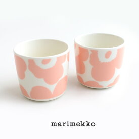 【日本限定】marimekko マリメッコ Unikko コーヒーカップセット(ハンドルなし) 2P セット 52239-4-72602【RCP】【GEAR/HOME】 [sang]