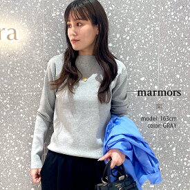 marmors マルモア　bt/n knit pullover ボートネックニットプルオーバー 0225108014 【RCP】 2025SS