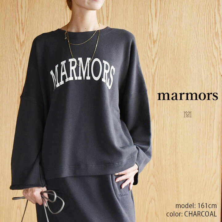 楽天市場】marmors マルモア SWEAT LOOSE PULLOVER スウェットルーズ 