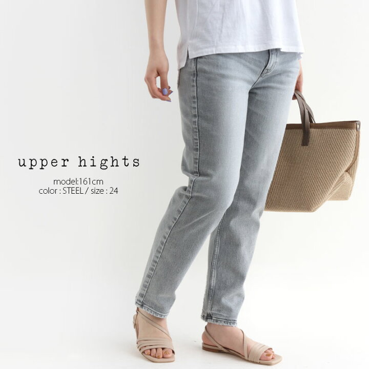 楽天市場】upper hights アッパーハイツ THE GIRL テーパードデニム 