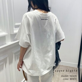 upper hights アッパーハイツ LOOSE DOLMAN TEE ルーズドルマンTシャツ 243TW0302WHT/243TW0302MRN/242TW0302BLK【RCP】2024SS