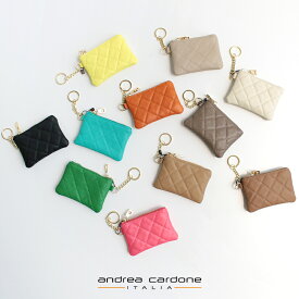 Andrea Cardone アンドレアカルドネ　LEATHER POUCH レザーキルティングポーチ M610QUILT【RCP】