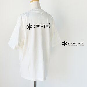 snow peak �X�m�[�s�[�N�@NEW STANDARD BACK PRINT LOGO T-SHIRT �o�b�N�v�����g���ST�V���c NSD-TS-25AU004�yRCP�z�g�b�v�X ����T�V���c