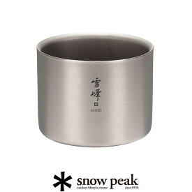 ＼SUPER SALE／【40％OFF】snow peak スノーピーク　タッキングマグ雪峰M400 TW-126【RCP】テーブルウェア・チタンマグ　【GEAR/HOME】[sang]