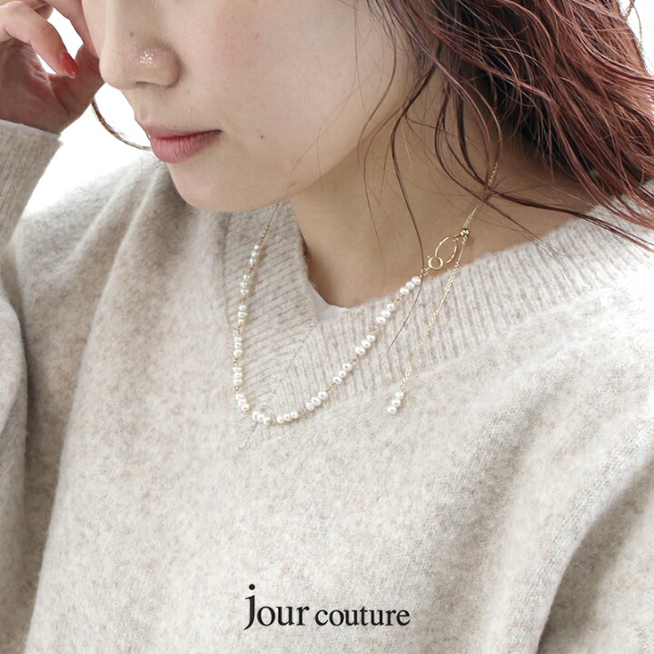 楽天市場】jour couture ジュール クチュール ゴールドネックレスPETIT 