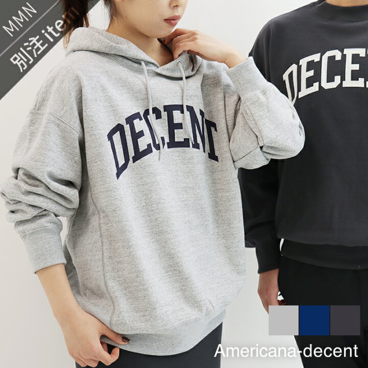 楽天市場 Americana Decent 別注アイテム アメリカーナ ディセント Desentロゴフーディ メンズ Aso 516gb Rcp 1123 Hhg Mmn エムエムエヌ