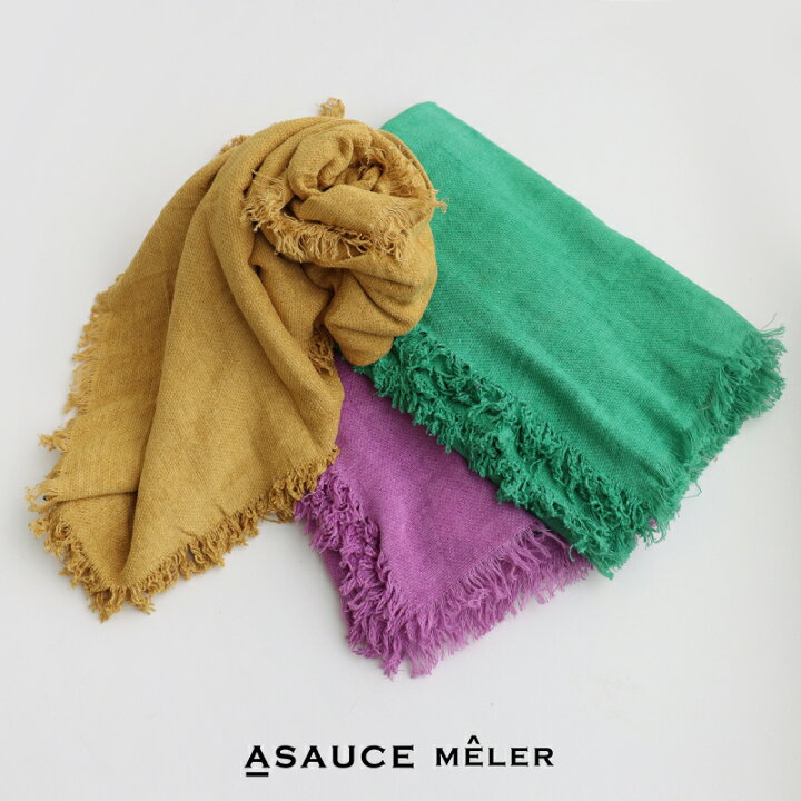 楽天市場】ASAUCE MELER アソースメレ リネンモールストール AM23S  