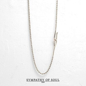 SYMPATHY OF SOUL Style �V���p�V�[�I�u�\�E���X�^�C���@Twist Chain Necklace �c�C�X�g�`�F�[���l�b�N���X�V���o�[(40cm) STN2301S-40�yRCP�z �A�N�Z�T���[ �M�t�g