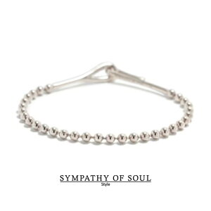 SYMPATHY OF SOUL Style �V���p�V�[�I�u�\�E���X�^�C���@Ball Chain Bracelet �{�[���`�F�[���u���X���b�g�V���o�[ STB2302S�yRCP�z�@�A�N�Z�T���[�@�M�t�g