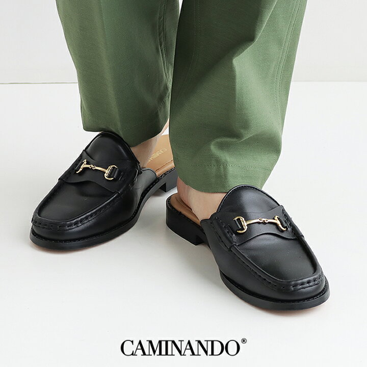 楽天市場】CAMINANDO カミナンド ビットモカシンミュールローファー 