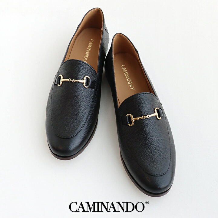 楽天市場】CAMINANDO カミナンド レザービットスリッポンローファー 