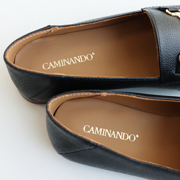 楽天市場】CAMINANDO カミナンド レザービットスリッポンローファー 
