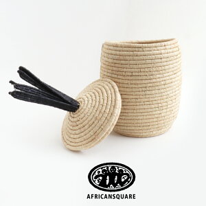 AFRICAN SQUARE アフリカンスクエア? アラボララフィア 木おもちゃバスケット NAT黒 KD23923-0110【RCP】 インテリア 雑貨